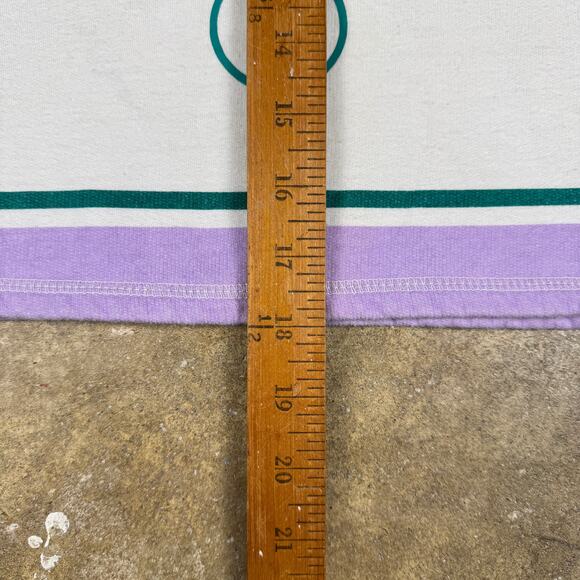 Public‎ Library Cropped Hoodie XS The Hamptons Long Island Striped Purple White - Picture 9 of 10